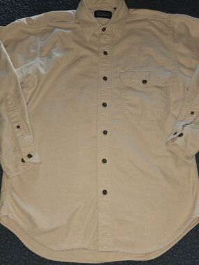 Lands' End Men's Casual Chamois Button-Down Shirt